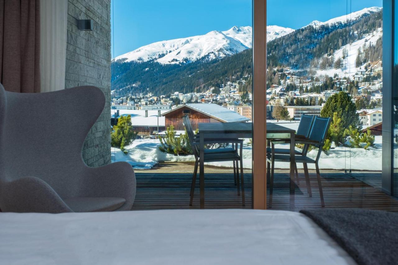 Luxury Panorama Apartment With Alpengold Spa Access Davos Exterior foto